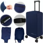 Lagaminas CIRON TRAVEL XL, tamprus, tamsiai mėlynas
