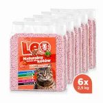 Tigritėms kraikas LEO su persikais, susiformuojantis, 15 kg (6 x 2,5 kg)