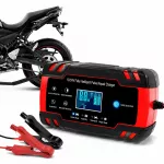 Universalus 12V/24V įkroviklis automobiliams, motociklams, valtims ir vejapjovėms