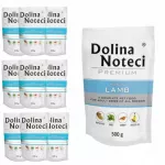 &Scaron;unų ėdalas Dolina Noteci Premium su ėriena, 10 x 500 g