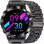 I&scaron;manusis laikrodis GRAVITY GT20-1 46 mm, sportinis, su skambinimo funkcija, rinkinys