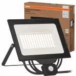 LED prožektorius su judesio jutikliu 100W 10000lm 4000K IP44