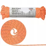 Plastikinė virvė Fosco Industries, 30 m x 4 mm, oranžinė