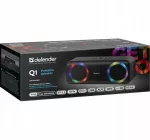 Bluetooth kolonėlė Defender Q1, 10W, BT/FM/TF/USB/AUX/TWS/LED, 2 vnt.