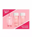 Tualetinis vanduo Reebok Activate Your Senses Woman 100 ml, du&scaron;o gelis 250 ml, kūno losjonas 250 ml