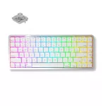 Belaidė žemo profilio mechaninė klaviatūra Akko Cloud White Air 01