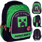 Mokyklinė kuprinė Minecraft Time to Mine AB300, 3 skyrių