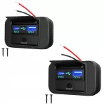 Automobilinis USB-C įkroviklis, 36W, 12V, 2 dalių komplektas