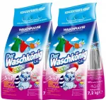Skalbimo milteliai spalvotiems skalbiniams Der Waschkonig, 2 x 7,2 kg komplektas