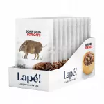 &Scaron;lapias kačių ėdalas su &scaron;erniena, 10 x 100 g, Lap&eacute; John Dog