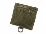 Ki&scaron;enė su užtrauktuku ir Velcro, 15x15x1 cm, Ranger Green