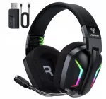 Belaidės žaidimų ausinės WESEARY WG1, 2.4G, 3D garsas