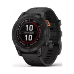I&scaron;manusis laikrodis Garmin Fenix 7 Pro Solar, juodas, su juodu dirželiu, 2 vnt. (010-02777-)