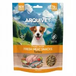 Pusiau drėgni &scaron;unų skanėstai ARQUIVET FRESH su kalakutiena, 300 g
