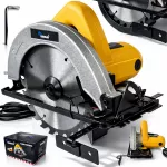 Diskinis medžio pjūklas 2400 W, 185 mm, su lazerine linija