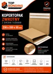 Siuntų vokai 250x350x50 mm, ekologi&scaron;kas popierius, 10 vnt.