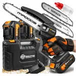 Belaidis grandininis pjūklas FOREMAN PRO MP0009, 2 akumuliatoriai, 20V
