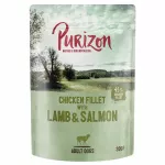 &Scaron;unų konservai PURIZON su ėriena, la&scaron;i&scaron;a, bulvėmis ir kriau&scaron;ėmis, 300 g