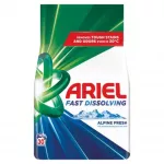 Skalbimo milteliai Ariel Alpine Fresh, 1,65 kg, efektyviai pa&scaron;alina dėmes