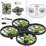 Vaiki&scaron;kas dronas Syma X26, nuotolinio valdymo, 2.4GHz, LED, 3D režimas