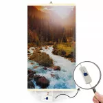 Radiatorius TRIO su termoreguliatoriumi RIVER ra&scaron;tas