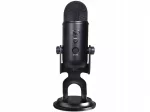 USB mikrofonas BLUE YETI Blackout, 4 kryptys, laidinis