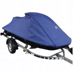 Vandens motociklo uždangalas TRANSPORT, tamsiai mėlynas, 340&ndash;360 cm