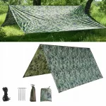 Maskuojanti brezentinė tentas CAMO 292&times;298 cm, sustiprinta