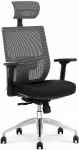 Biuro kėdė ADMIRAL, juoda, ergonomi&scaron;ka, su tinkleliu, pasukama