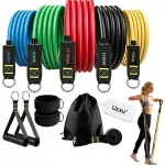 Atsparumo gumų rinkinys treniruotėms, 5 vnt., iki 100 kg
