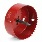 Gręžimo karūnėlė 110 mm HSS M42 bimetalinė su &scaron;e&scaron;iabriauniu kotu