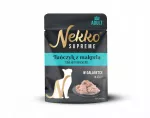 Katinų pa&scaron;aro mai&scaron;elis NEKKO SUPREME su tunu ir skumbre drebučiuose, 70 g