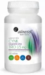 Maisto papildas ORGANIC ZINC TRIO 15mg 100tabletės ALINESS