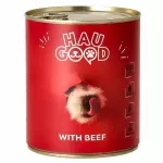 &Scaron;unų konservai Hau Good su jautiena, 800 g