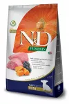&Scaron;unų pa&scaron;aras N&D Pumpkin Puppy Mini su ėriena ir mėlynėmis, 1 kg