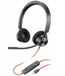 Ausinės Plantronics Poly Blackwire C3320 USB-C USB-A