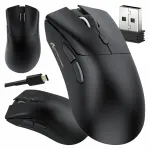 Belaidė žaidimų pelė Attack Shark R1, Bluetooth, 2.4GHz
