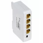 Tinklo jungiklis DELTA NETWORK SPT-POE/3-POE-DIN, 4 prievadų, PoE, su extenderiu