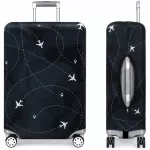 Kelioninio lagamino apsauginis užvalkalas, juodas, 70x50x30, Premium
