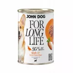 &Scaron;unų konservai John Dog su putpele, 0,4 kg