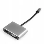 Adapteris USB-C į HDMI ir VGA Spacetronik SPU-M11