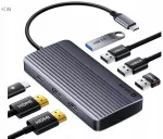 USB-C &scaron;akotuvas Anker PowerExpand, 8 jungtys, palaiko tris ekranus