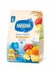 Pieno ir ryžių ko&scaron;ė Nestle su 5 vaisiais, nuo 9 mėn., 300 g