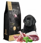 Sausas ėdalas &scaron;uniukams, ėriena ir antis, didelių veislių, monoproteinas, 12 kg