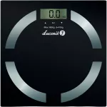 Elektroninės vonios svarstyklės Łucznik BS-11 B juodos, iki 180 kg
