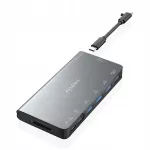 USB &scaron;akotuvas Aisens ASUC-8P015-GR, 1 jungtis, 1000 Mbps, pilkas