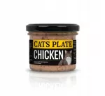 Kačių ėdalas CATS PLATE CHICKEN PREMIUM su vi&scaron;tiena, 100 g