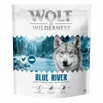 &Scaron;unų pa&scaron;aras Wolf of Wilderness "Blue River" su la&scaron;i&scaron;a, be grūdų, 1 kg