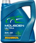 Variklio alyva 5W30 MOLYBDENUM ULTRA SYNTHETIC, 4 l, žalia, apsauga varikliui