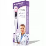 Elektroninis vandeniui atsparus termometras AccuTerm DT-12, 1 vnt.